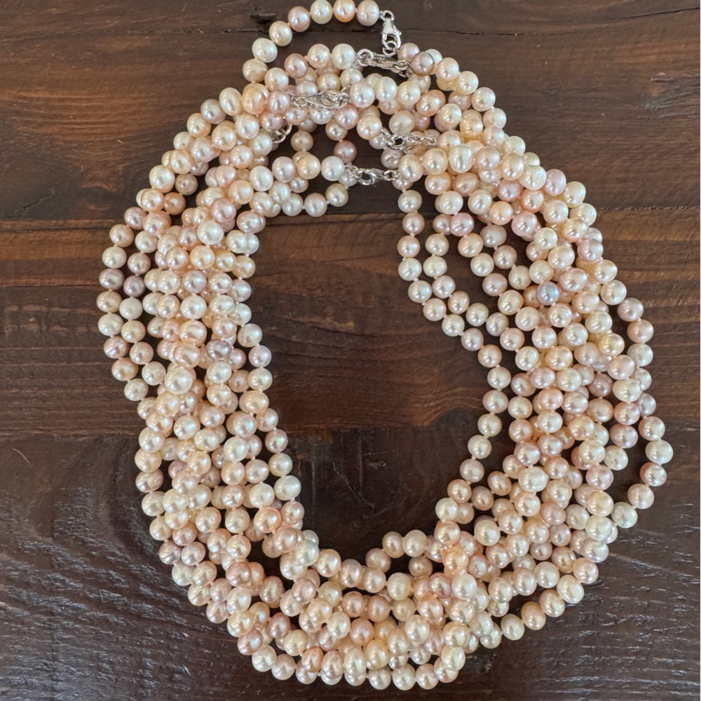 Elegant Freshwater Pearl 18” Necklace - 9 necklaces available